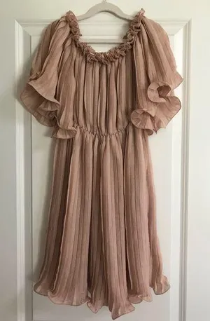 Off the shoulder boutique dress thumbnail 1