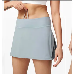 Lululemon Play Off The Pleats Skirt *13"Blue Cast size 12 thumbnail 3