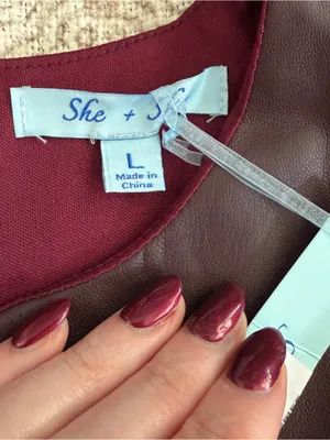 She + Sky Sleeveless Faux Leather Mini Dress thumbnail 3