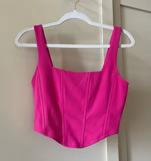 Pink Corset Top Size M thumbnail 1