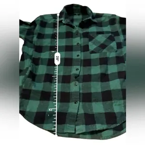 Madewell Plaid‎ Flannel Shirt Women's Small Long Sleeve Casual Layering thumbnail 9