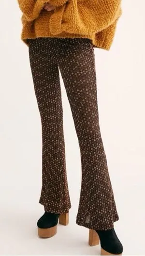 FREE‎ PEOPLE Party Pull-On Flare Pants thumbnail 1