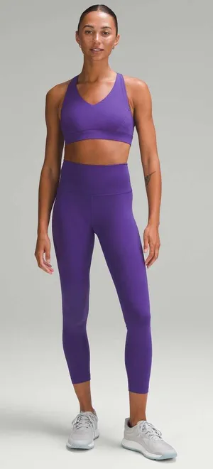 Lululemon Purple Wunder Train Leggings 25" thumbnail 1
