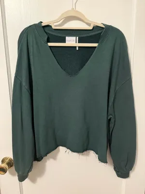 Urban Outfitters Green Long Sleeve Top thumbnail 1