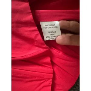 Alina Liu x Lisa Says Gah Red Strapless Corset Top size S NWT Cotton with Boning thumbnail 7