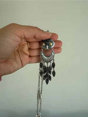 Lucky Brand Owl Necklace thumbnail 2