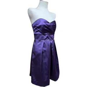Bachelorettes Strapless Dress Purple 10 thumbnail 3