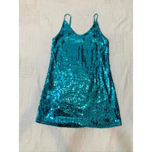 Allegra K medium sequin spaghetti strap mini party dress D1 3405 thumbnail 8
