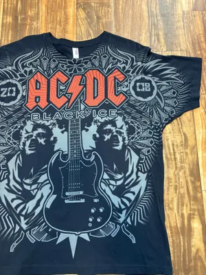 AC/DC black ice tour tee Size L Size L thumbnail 4