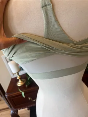 Outdoor Voices Sage Green Strappy Sports Bra Tank Top thumbnail 13