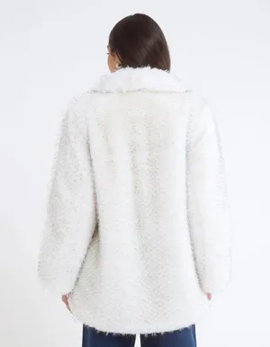 NWT Rumored Madonna Faux Fur Coat thumbnail 4