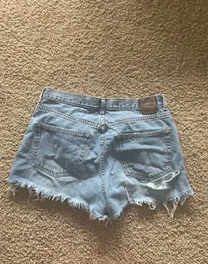 High rise GAP blue jean shorts thumbnail 2