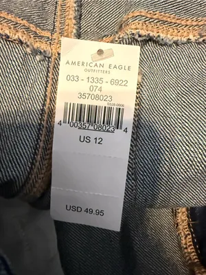 NWT American Eagle Tomgirl Denim Jean Shorts thumbnail 5