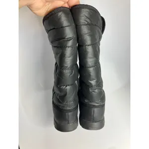 The North Face black amore ll foldover puffer boots faux fur lined‎ women's 10 thumbnail 8