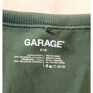 Garage Skyler Scoop Seamless Tee in Ocean Green Women's sz. S thumbnail 6