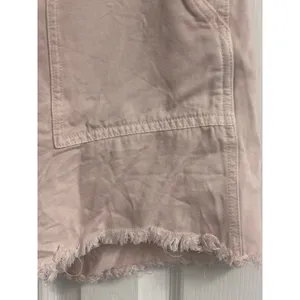 Aerie Women’s Blush Pink High Rise Frayed Hem Utility Shorts Size M/M thumbnail 3