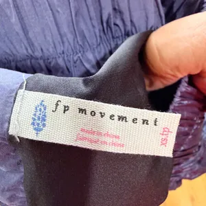 FP Movement The Way Home Short Size XS Purple High Rise Smocked Running Athletic thumbnail 3