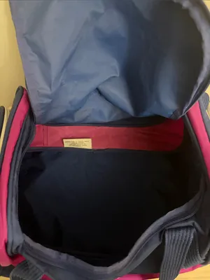 Reebok Vintage Blue and Magenta Duffel gym bag thumbnail 9
