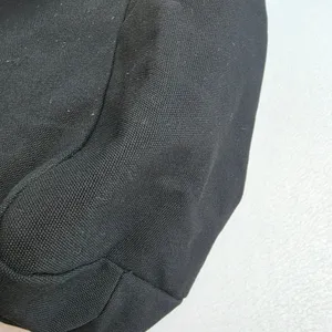 Cleobella Black Canvas Large Zip Top Tote‎ Bag Minimalist Shoulder Bag 20x12 thumbnail 5