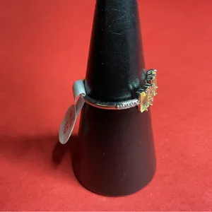 Bomb Party RBP8231 “Always Glowing” LC Citrine & CZ on Rhodium Size 10 Ring NWT thumbnail 2