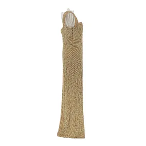Portia and Scarlett Gold Beaded Sequin Crystal Formal Dress Size 12 NWT thumbnail 8