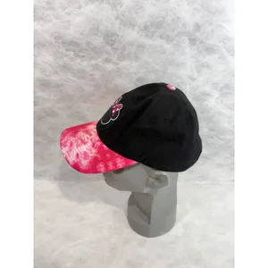 Disney‎ Minnie Mouse Baseball Cap Hat Black Pink Tie Dye Adjustable QQC2568 thumbnail 2