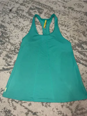 Lole Women’s M Teal Green Racerback Athletic Tank Top Yoga Activewear thumbnail 2