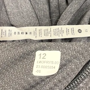 Lululemon Ready to Rulu‎ Pullover Funnel Neck Heathered Asphalt Grey 12 Sporty thumbnail 10