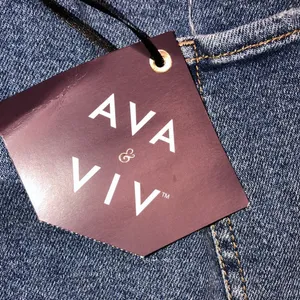 Ava & Viv size 26W denim high rise midi shorts thumbnail 10