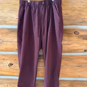 Old Navy Stretch Tech Maroon Pants size Large thumbnail 3