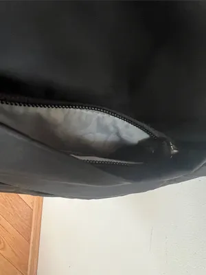 lululemon athletica Yoga Black Ruched Nylon Duffel Crossbody thumbnail 4