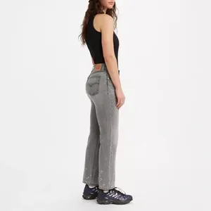 Levi's Low Pro Women's Jeans - Size 29‎ - Light Grey - NWT thumbnail 2