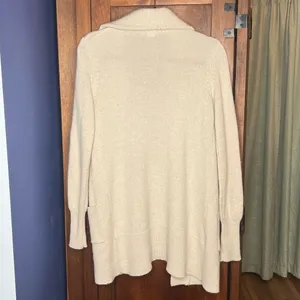 J.Crew Cream Fisherman Coastal Grandma Grandpa Chic Cardigan Sweater Classic M thumbnail 4