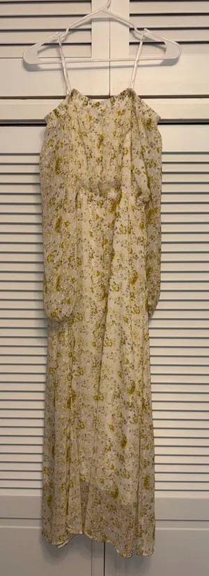 Lulus Yellow Floral Dress Maxi thumbnail 2