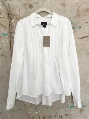 Anthropologie Maeve Pleated Sutton Buttondown thumbnail 3