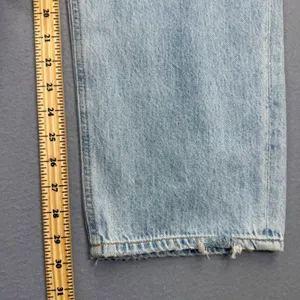 AGOLDE Criss Cross Upsize Jeans Light Wash Blue High Rise Straight Leg Size 28‎ thumbnail 7