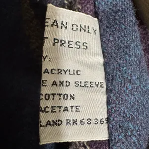 Vintage Barn Coat Corduroy‎ Collar Plaid Lining Size 12 thumbnail 11
