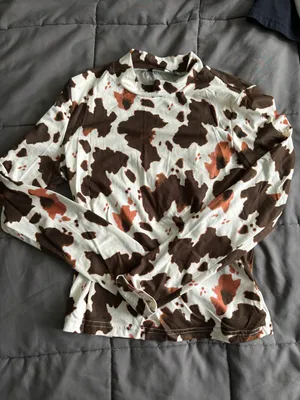 SheIn Cow print Shirt thumbnail 1