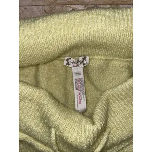 Free People Intimately Pullon Shorts Womens Cable Knit Lounge Mini Yellow Size S thumbnail 2