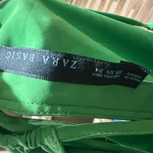 Zara Basic Women's XS Green Halter Neck Mini Dress Standard Casual Summer thumbnail 5