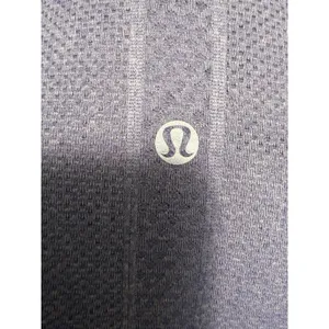 Lululemon Purple Gray Black Trim Swiftly Tech Long Sleeve‎ Top Sz 8 thumbnail 4
