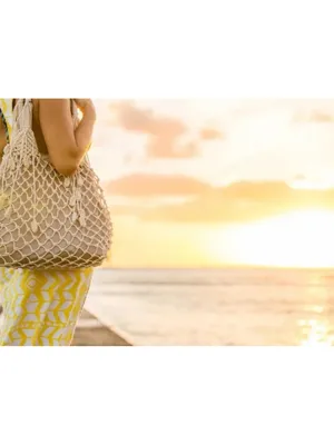 Monserat De Lucca Macrame Belen Tote Purse Handbag Cream Ivory Women’s NWT thumbnail 12