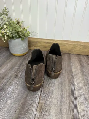 Vince Camuto Womens Paleta Brown Leather Upper Pointed Toe Ankle Booties 10 thumbnail 4