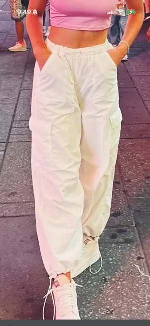 No Boundaries white cargo pants thumbnail 3