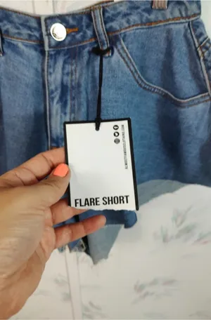 Almost Famous Flare Jean Shorts NWT thumbnail 4