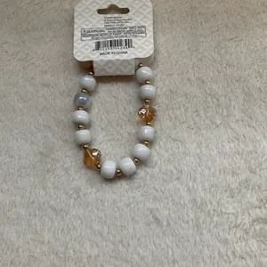 Glass Bead Stretch White thumbnail 2