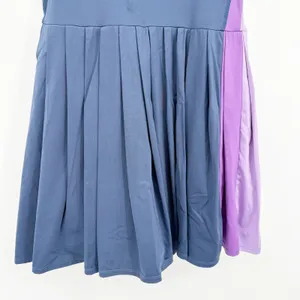 Fourlaps‎ Womens Swift Blue Purple Pleated Tennis Golf Athletic Active Dress S thumbnail 4