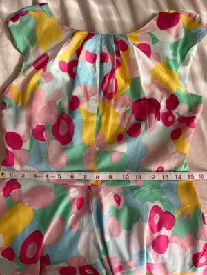 Boden• Watercolor Floral Retro Fit & Flare Cotton Dress• Sz 6 thumbnail 14
