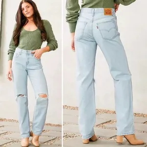 Levi's Low Pro Jeans In Charlie Won Light Wash thumbnail 11