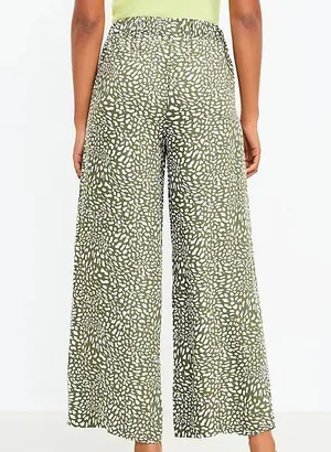 NWT LOFT Wide Leg Animal Print Pants thumbnail 2
